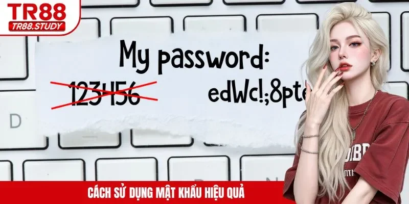 Cách sử dụng mật khẩu hiệu quả